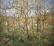 Camille Pissarro Woods France oil painting artist